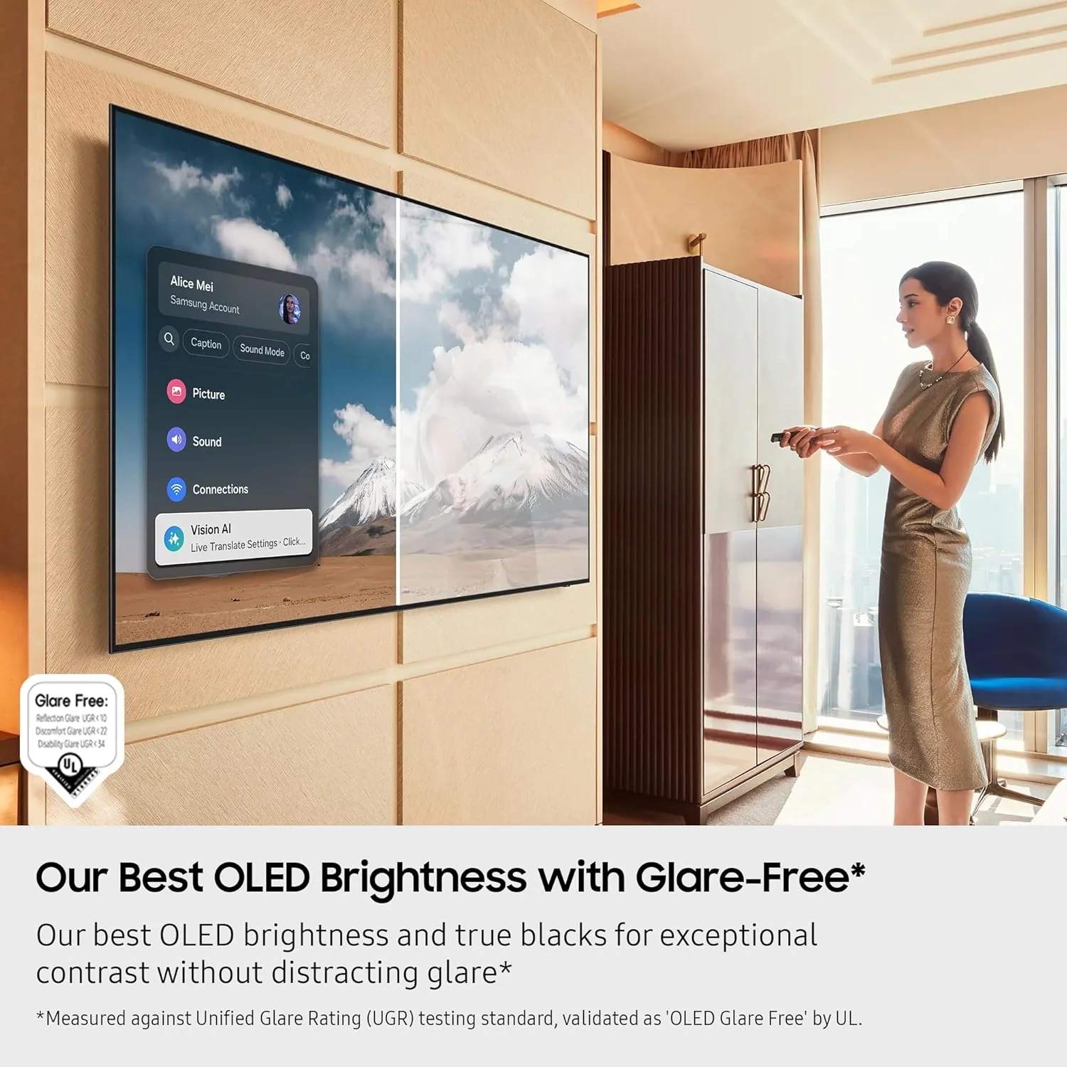 Samsung QE55S95FATXXU 55 Inch OLED S95F 4K UHD HDR Smart AI TV with HW-QS700F 3.1.2ch Q-Series Soundbar Bundle - Image 10