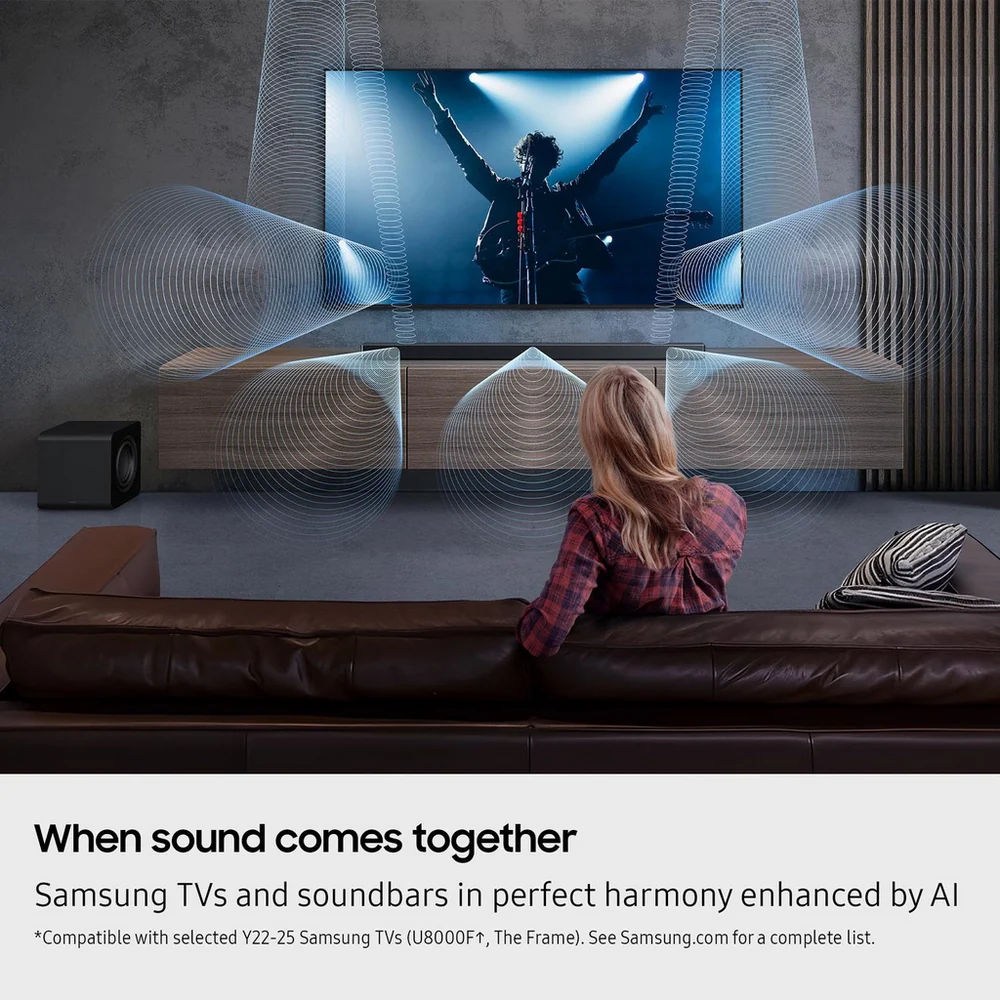 Samsung QE55S95FATXXU 55 Inch OLED S95F 4K UHD HDR Smart AI TV with HW-QS700F 3.1.2ch Q-Series Soundbar Bundle - Image 12
