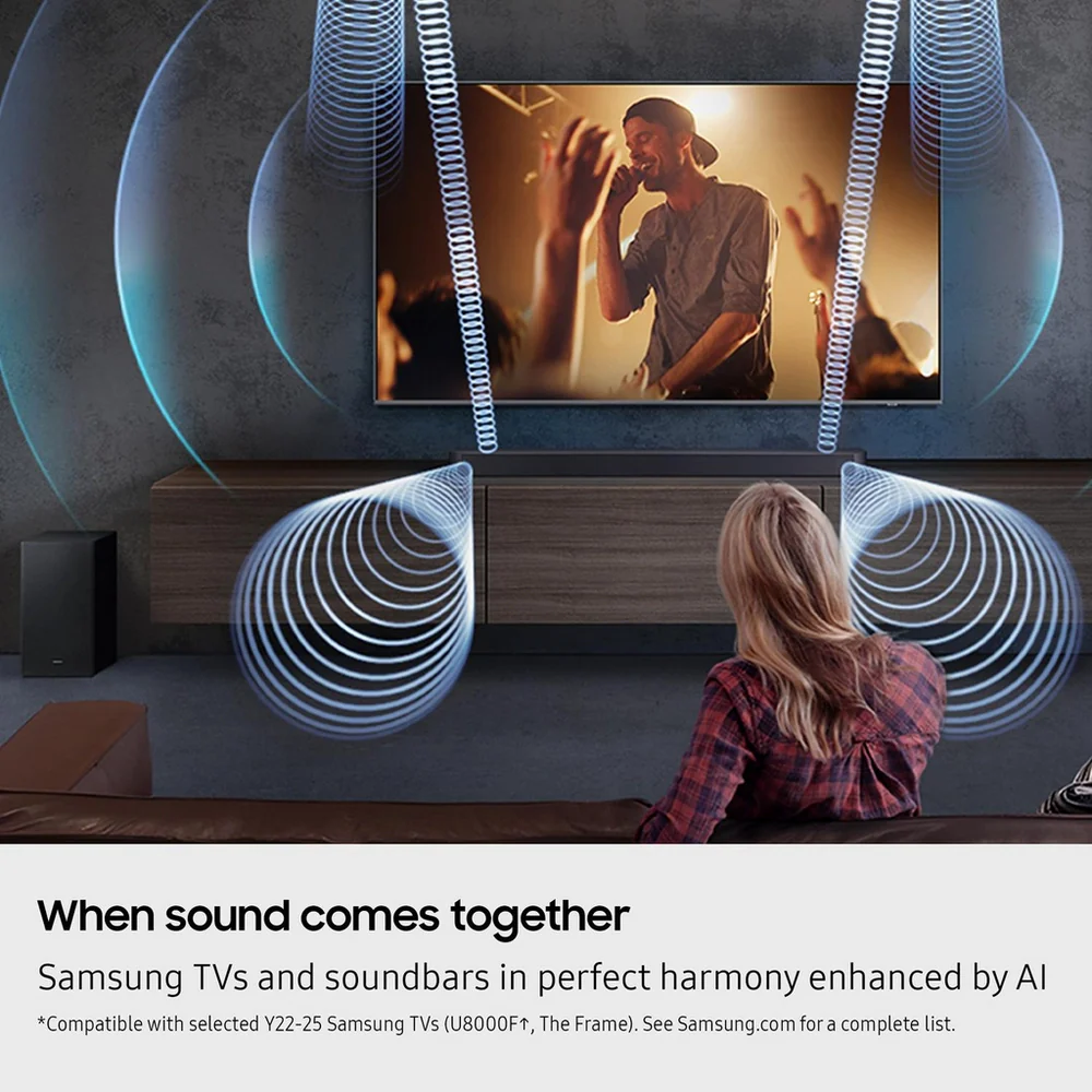 Samsung QE65QN90FATXXU 65 Inch Neo QLED QN90F 4K UHD HDR Smart AI TV with HW-Q600F 3.1.2ch Q-Series Soundbar Bundle - Image 7