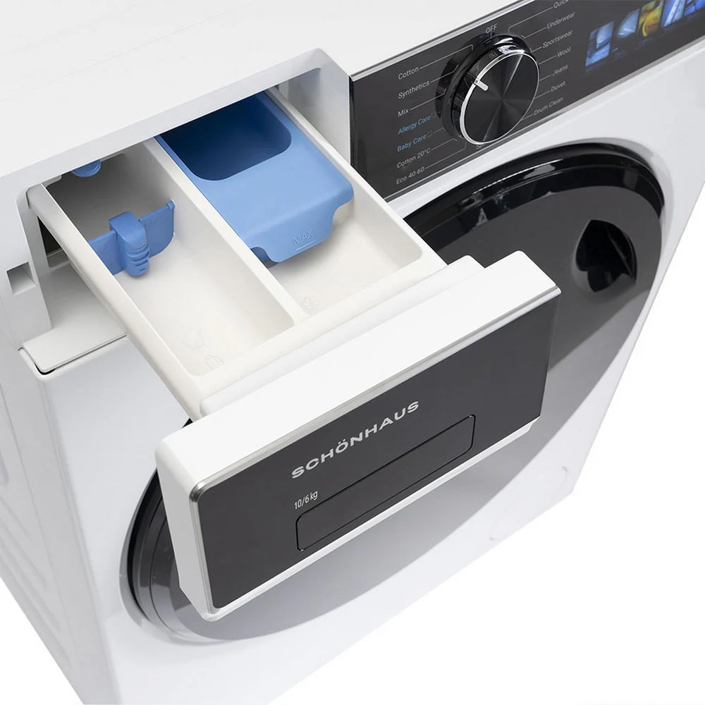 Schonhaus WDSF0110614AW 10+6 kg 1400 Spin Washer Dryer White - Image 7