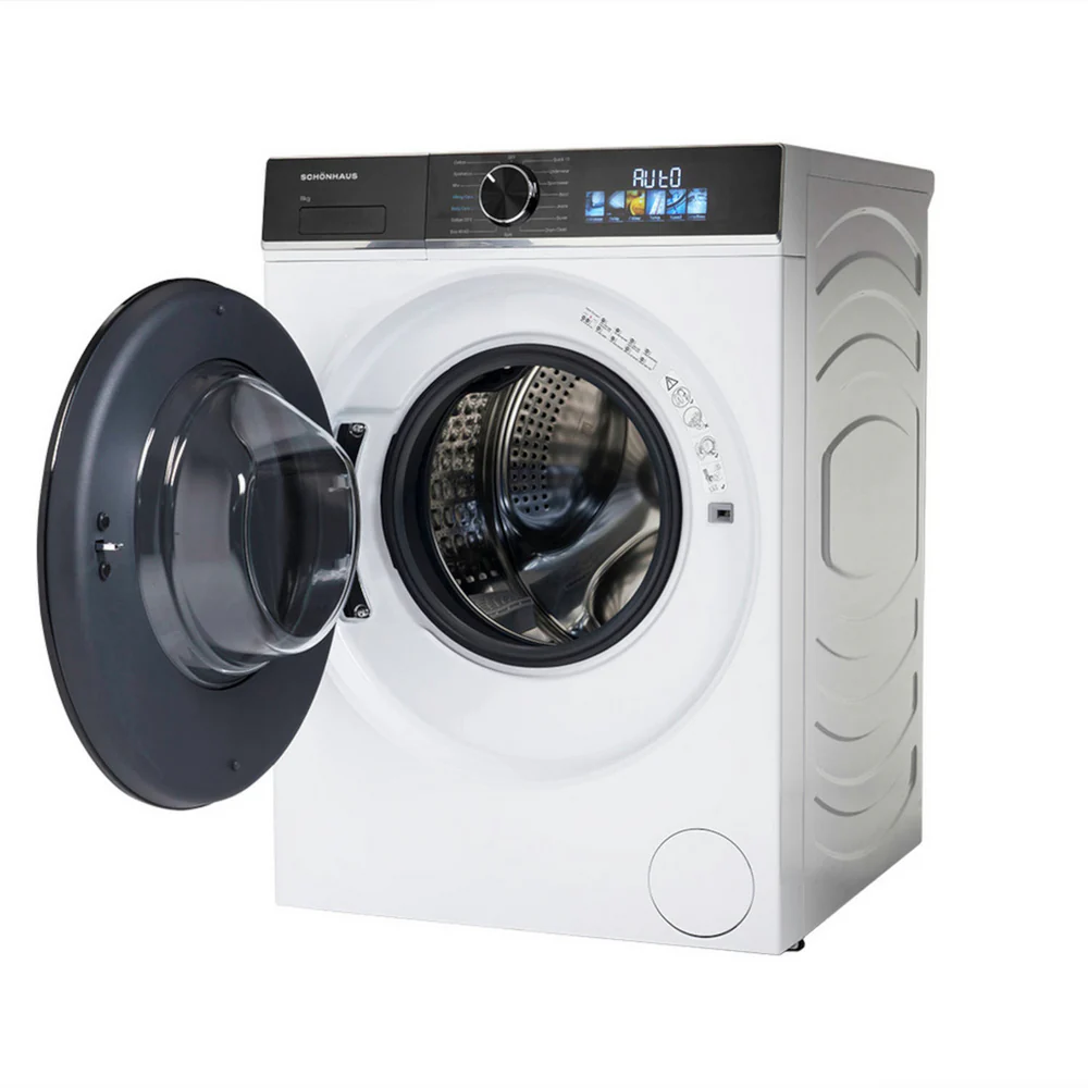 Schonhaus WMSF01814AW 8kg 1400 Spin Freestanding Washing Machine White - Image 2