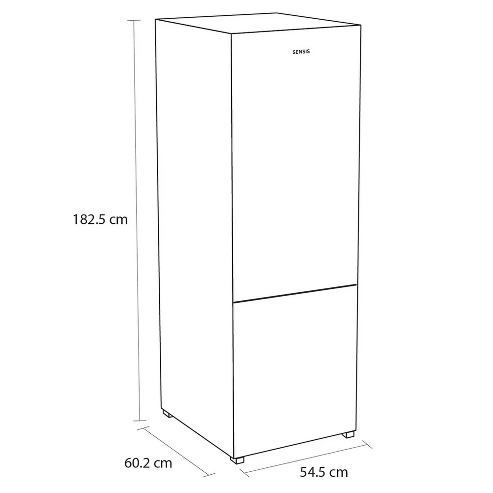 Sensis RFCMF0154EW 54.5cm Freestanding Total No Frost Fridge Freezer White - Image 6