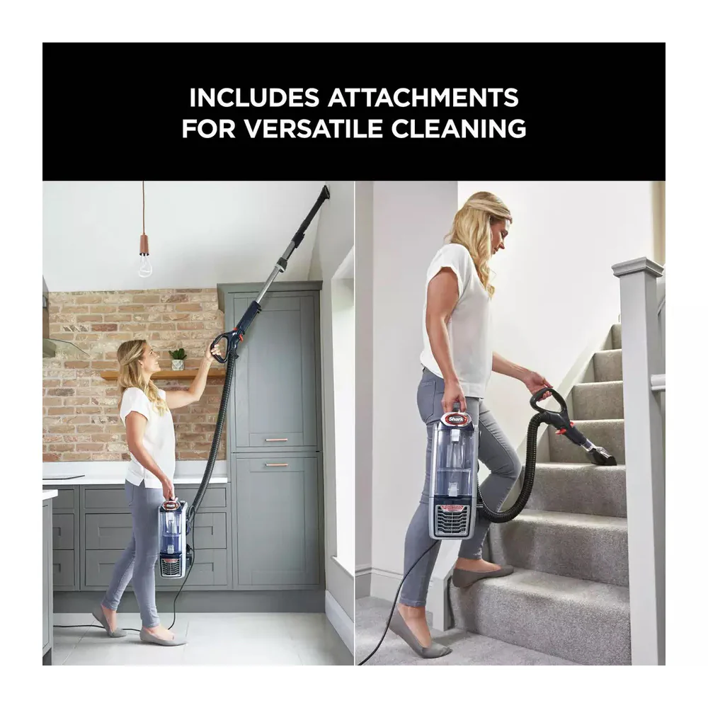 Shark® NZ801UKT Anti Hair Wrap Upright Vacuum Cleaner with Powered Lift-Away TruePet Deep Navy & Orange - Image 8