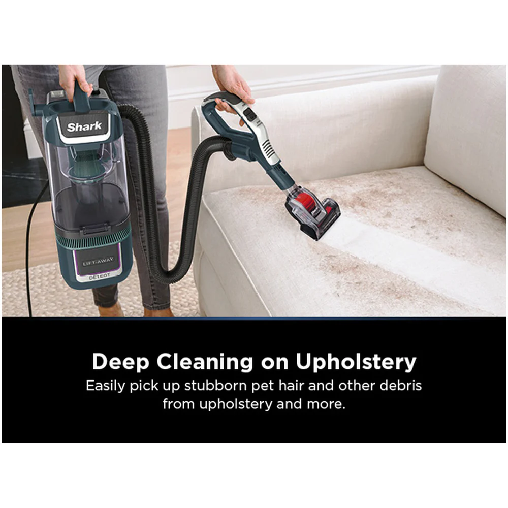 Shark Detect XL Pet Pro Corded Upright Vacuum Cleaner with Anti Hair Wrap Plus LA791UKT - Adriatic Teal Silver - Image 5