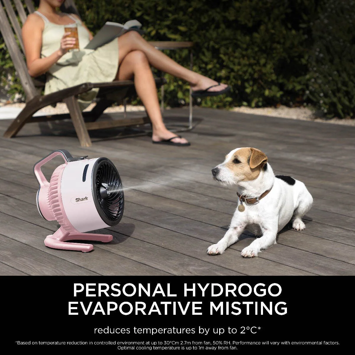 Shark FA050UKPK FlexBreeze HydroGo Misting Fan Quartz - Image 5