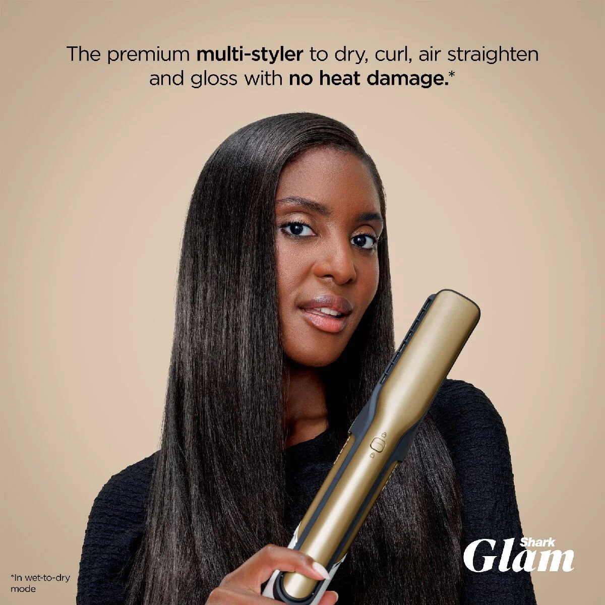 Shark HD6041SUK Glam Ceramic Air Styling and Drying System French Gold - Image 3