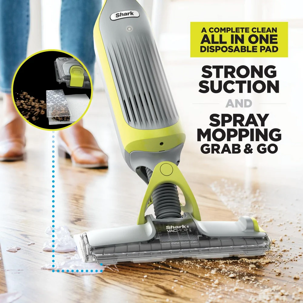 Shark VacMop 2-in-1 Cordless Vacuum Mop with Targeted Spray VM200UK - Charcoal Grey - Image 5