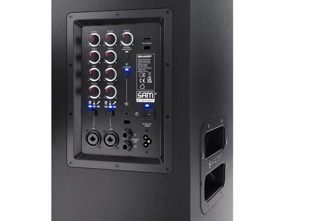 Sharp CPLS100 Speaker Black - Image 6