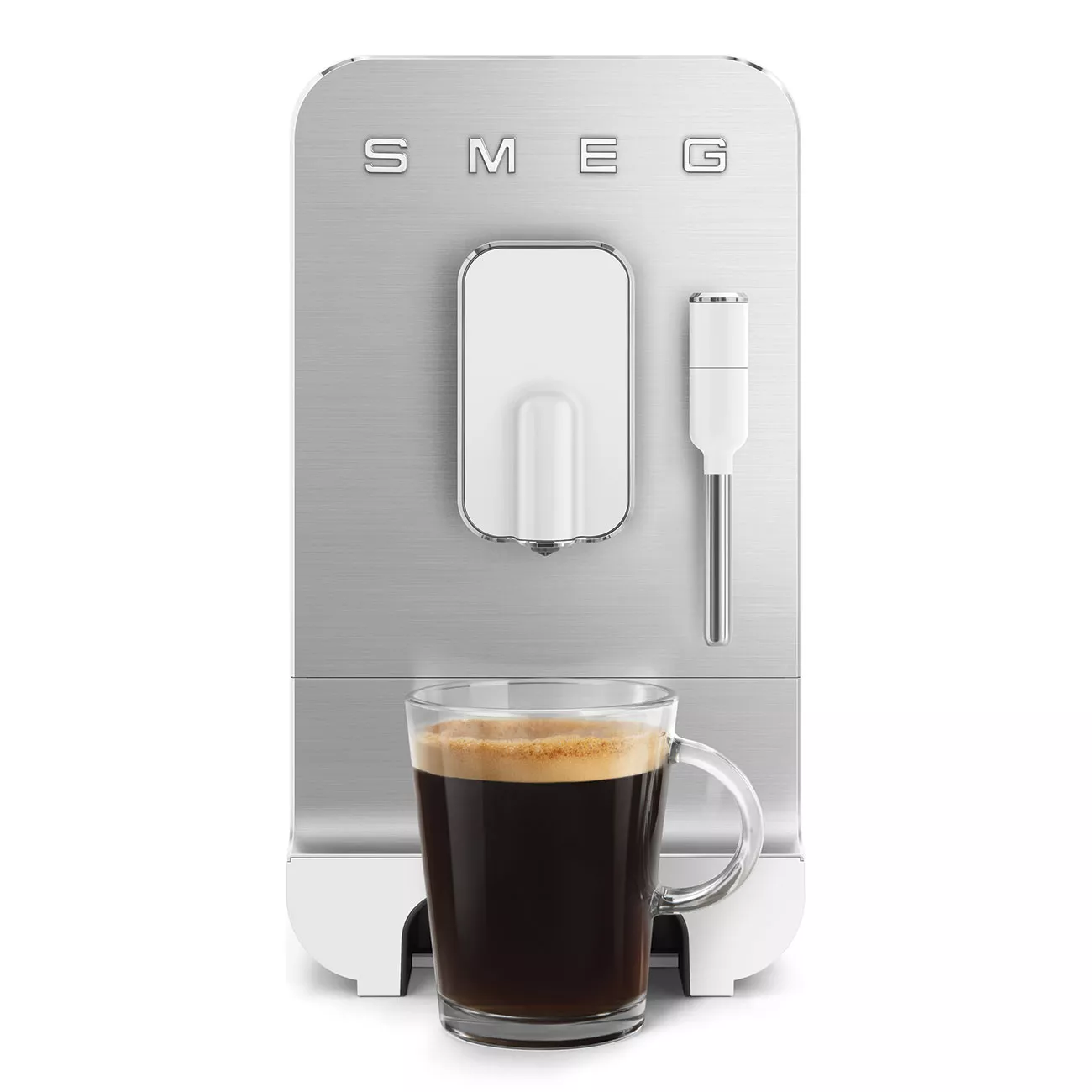 Smeg BCC12WHMUK Retro Bean to Cup Espresso Coffee Machine Matt White - Image 4