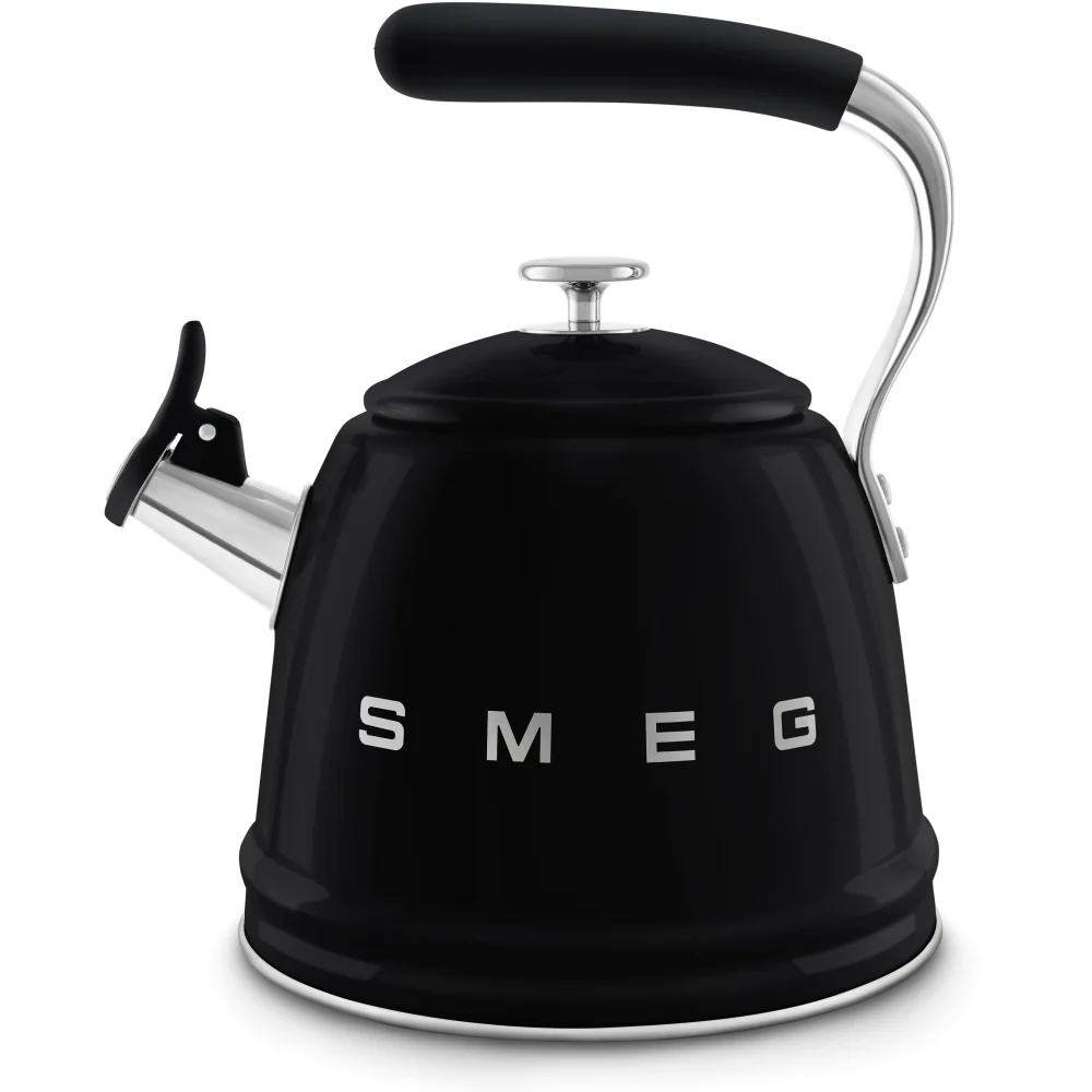 Smeg WKF01BL Retro 50s Style Whistling Hob Kettle Black - Image 6
