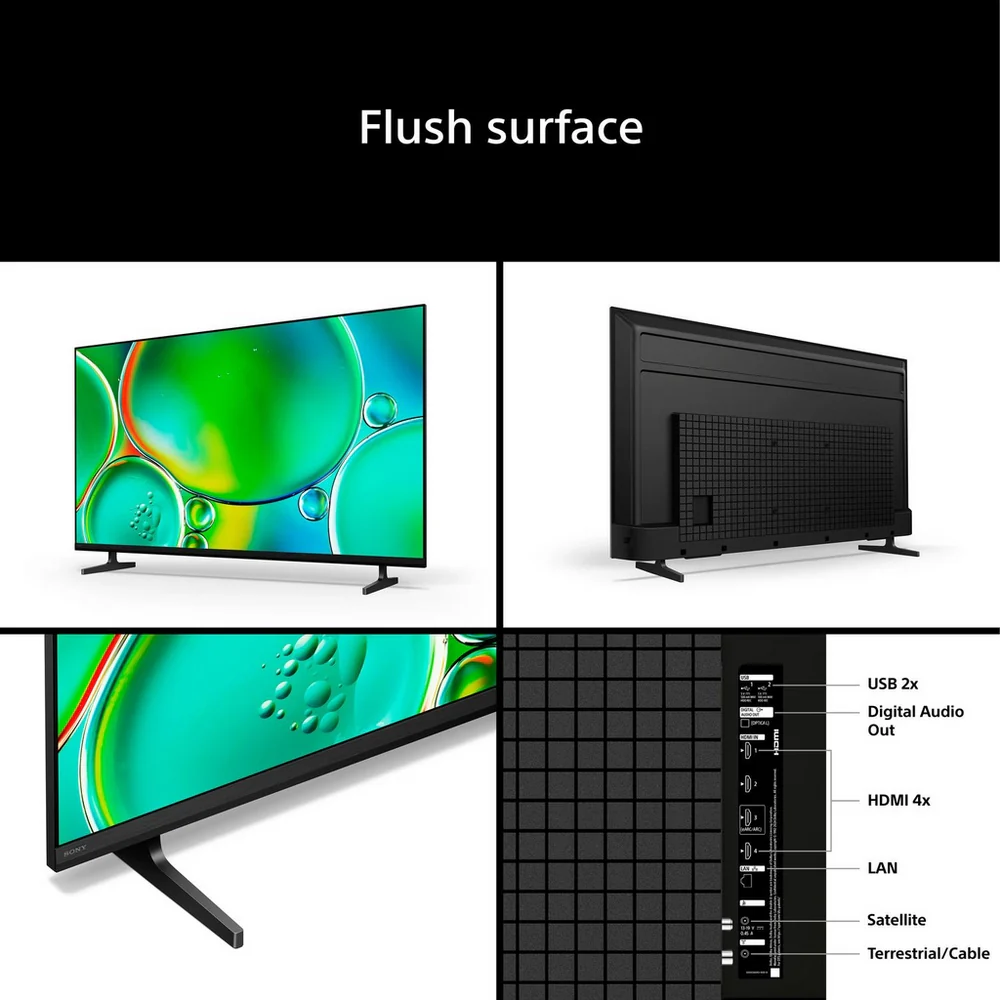 Sony K50S25M2PB 50 Inch BRAVIA 2 II Direct LED 4K Ultra HD HDR Smart Google TV 2026 - Image 6