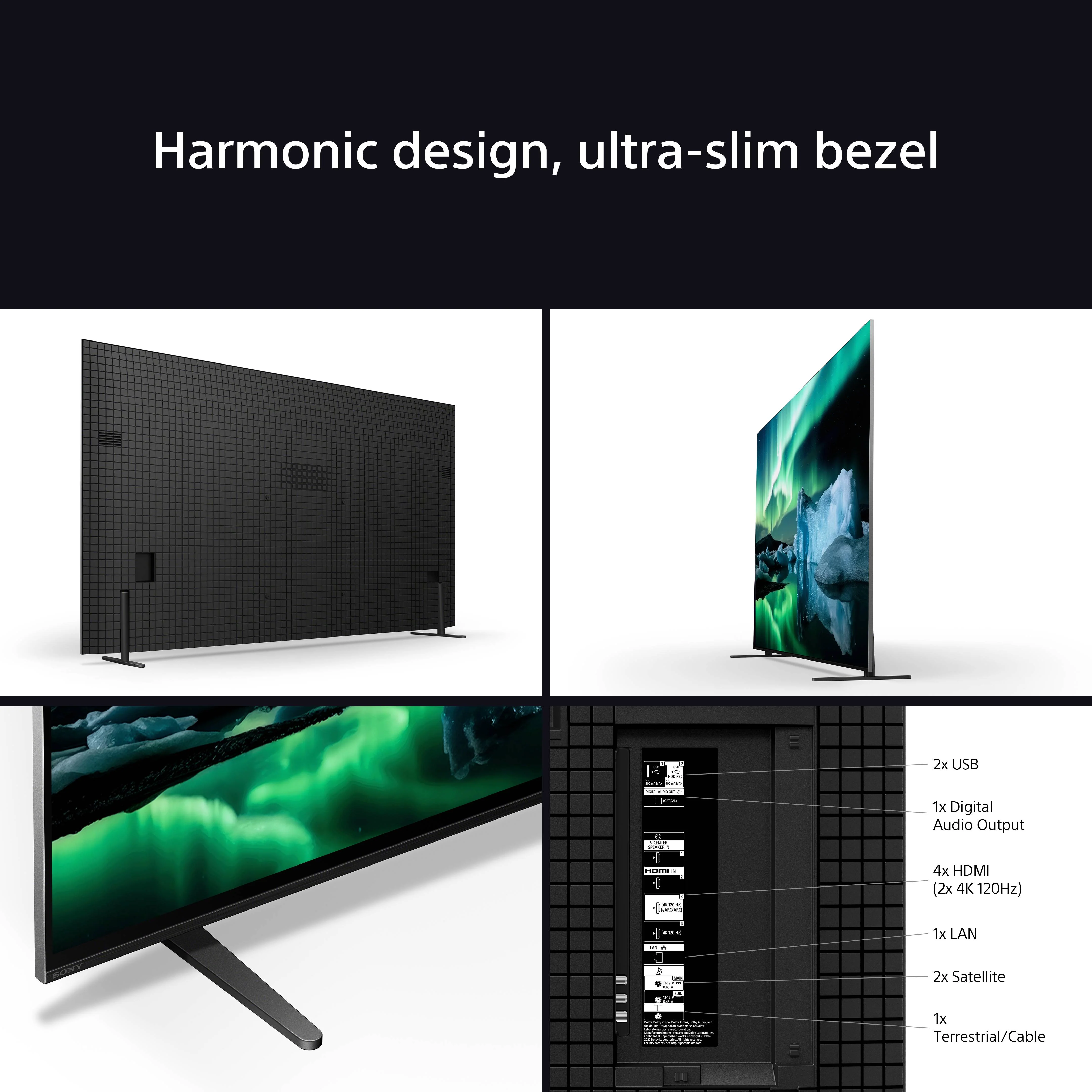 Sony K65XR80U 65 Inch BRAVIA 8 4K UHD HDR OLED Smart TV with BRAVIA Theatre Bar 8 HTA8000 Soundbar Bundle - Image 4