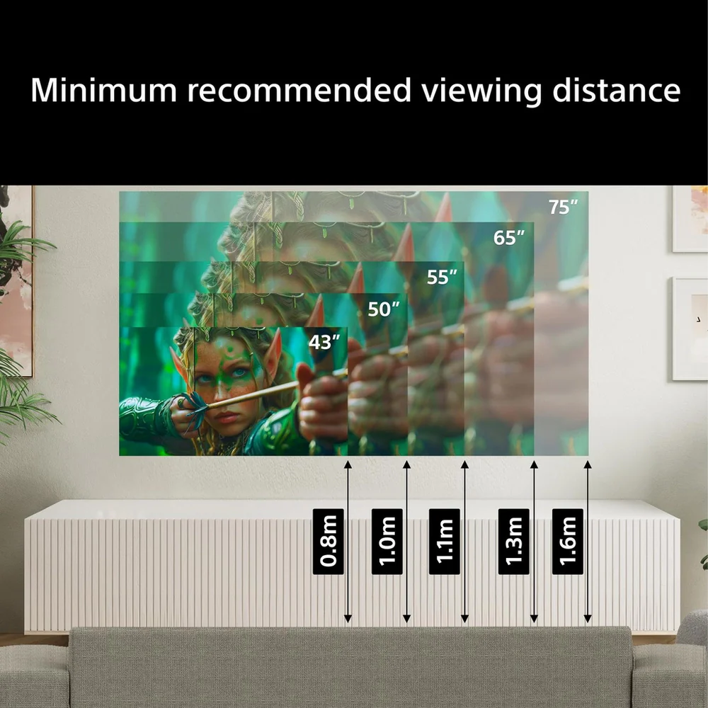 Sony K75S25M2PB 75 Inch BRAVIA 2 II Direct LED 4K Ultra HD HDR Smart Google TV 2026 - Image 12