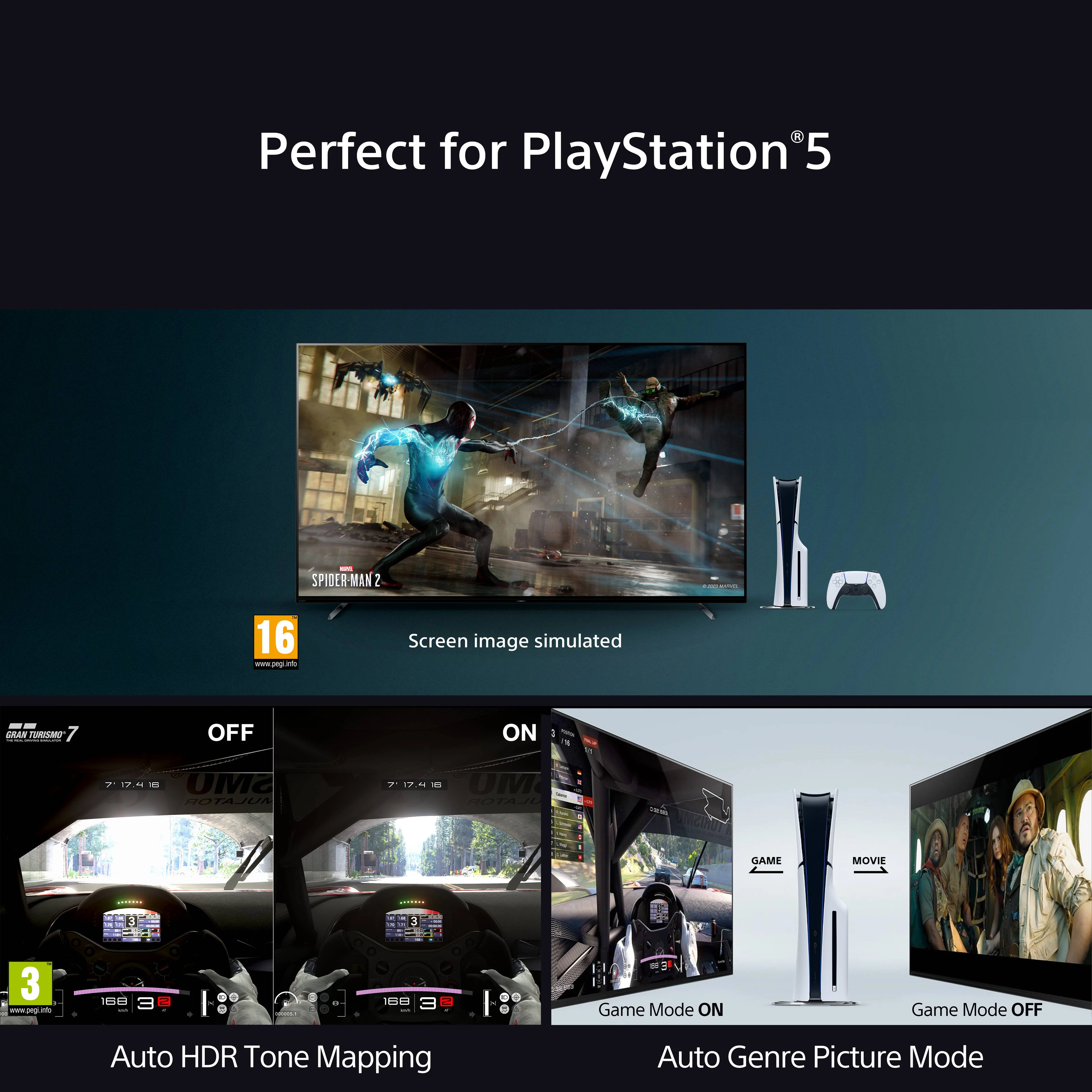 Sony K75XR90PU 75 Inch XR90 4K UHD HDR QLED Mini Led BRAVIA 9 Smart Google TV - Image 8