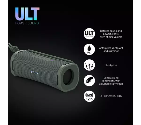Sony ULT FIELD 1 Wireless Bluetooth Portable Speaker SRSULT10H Forest Grey - Image 4