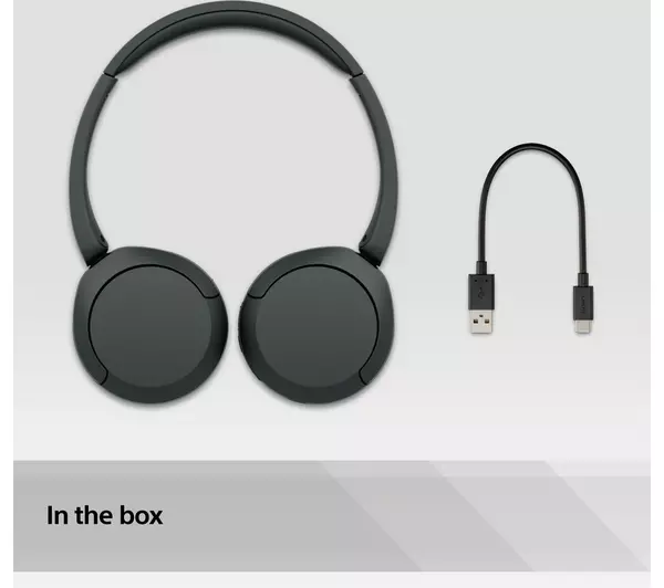 Sony WHCH520B Wireless Headphones Black - Image 6
