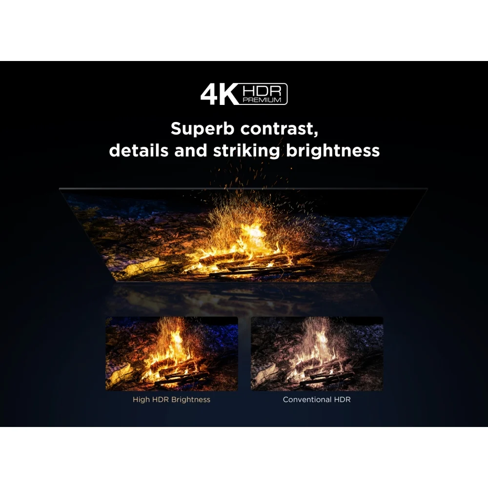 TCL 65Q6C-UK 65 Inch Q6C 4K Ultra HD HDR QD-Mini LED Smart Google TV - Image 7