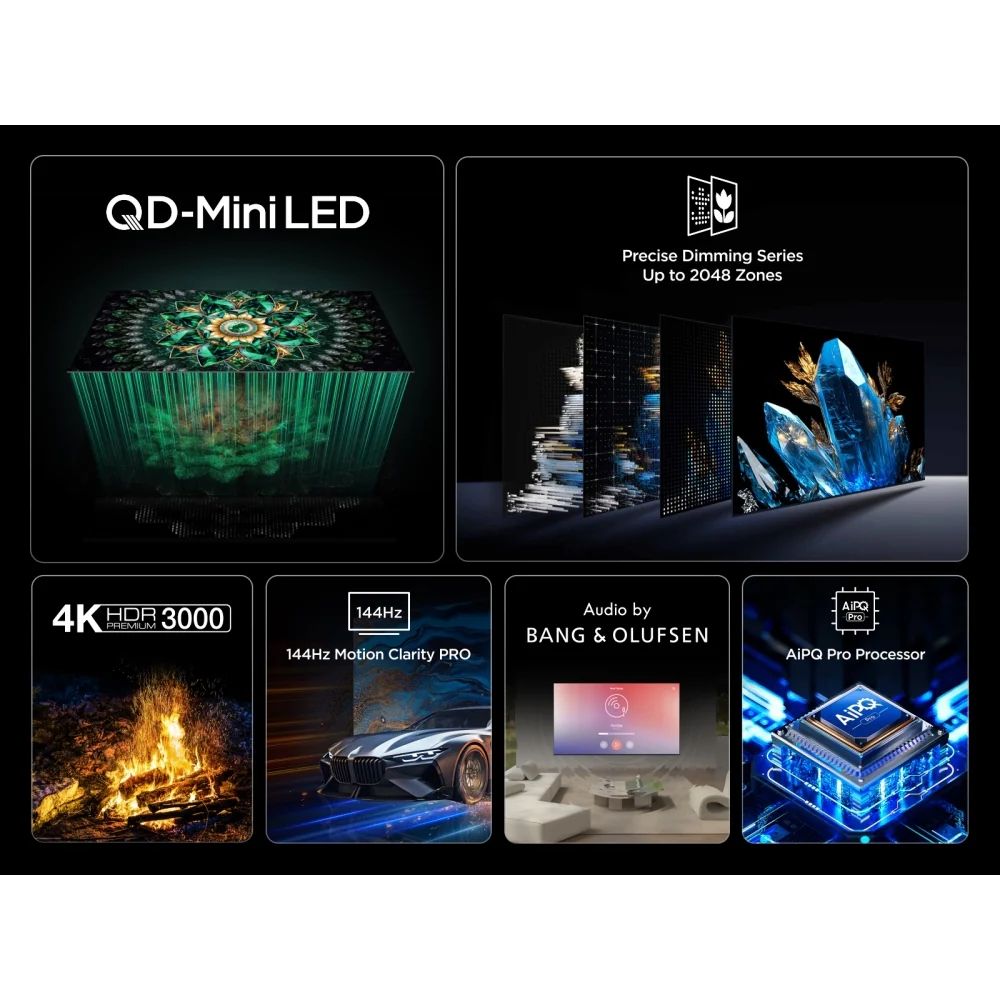 TCL 85Q7C-UK 85 Inch Q7C 4K Ultra HD HDR QD-Mini LED Smart Google TV - Image 4