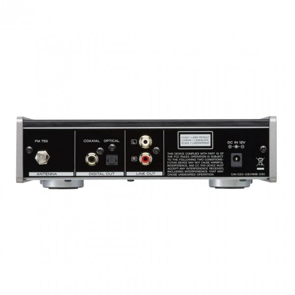Teac PD-301DAB-X CD-Player and DAB DAB+ FM Tuner Silver - Image 2