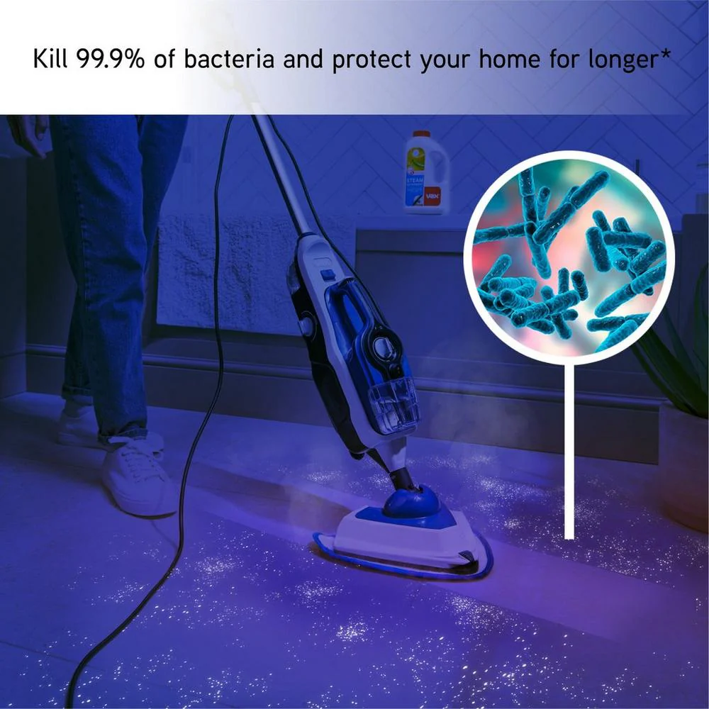 Vax CDST-SFXS Steam Fresh Home Steam Cleaner White and Navy Blue - Image 5
