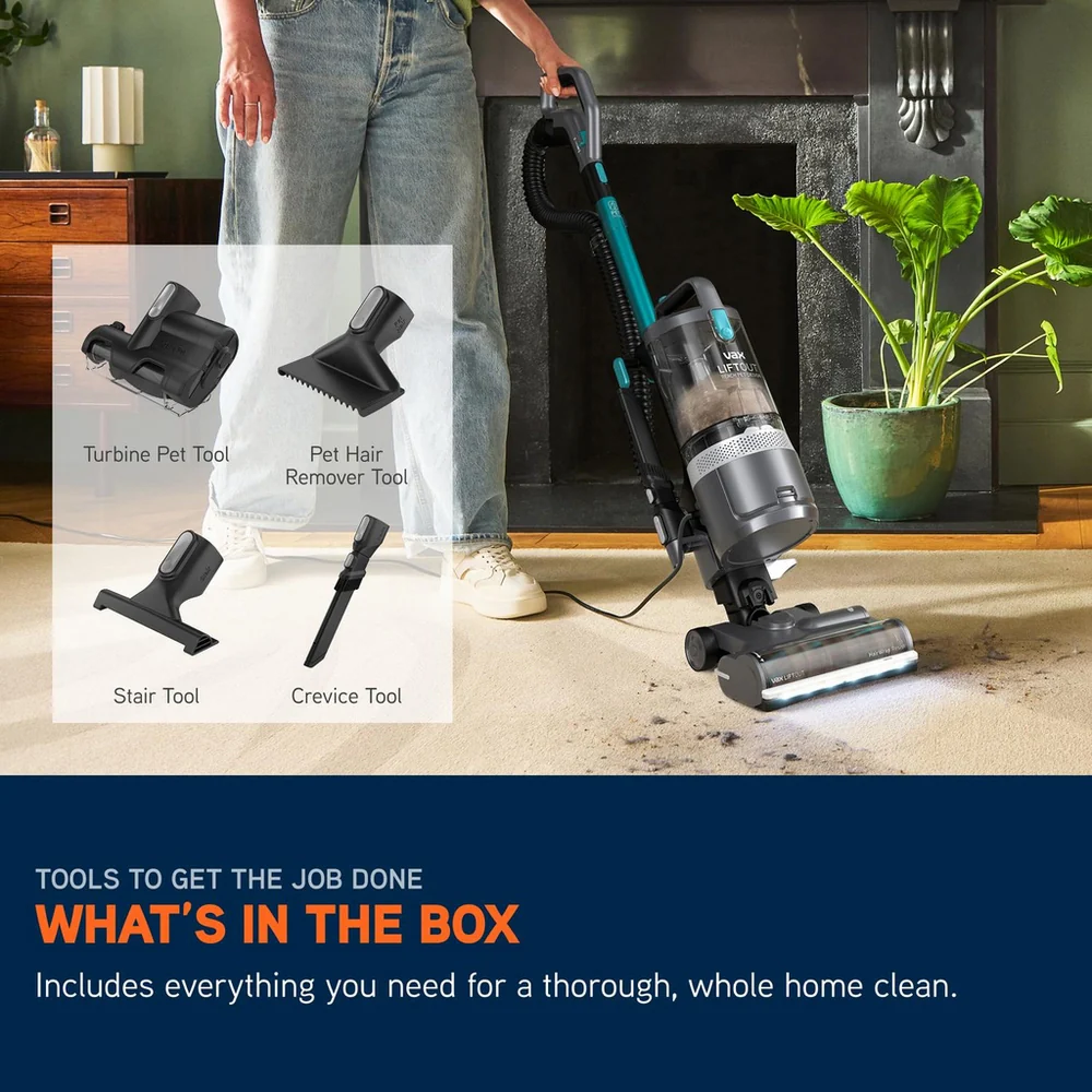 Vax LiftOut Reach Pet-Design CDUP-LORP Corded Upright Vacuum Cleaner - Graphite Teal - Image 11