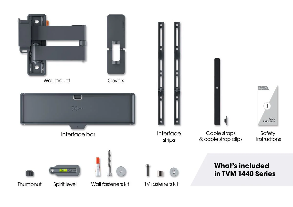 Vogels TVM 1445 Full-Motion TV Wall Mount for TVs from 32 to 65 inches - Image 3