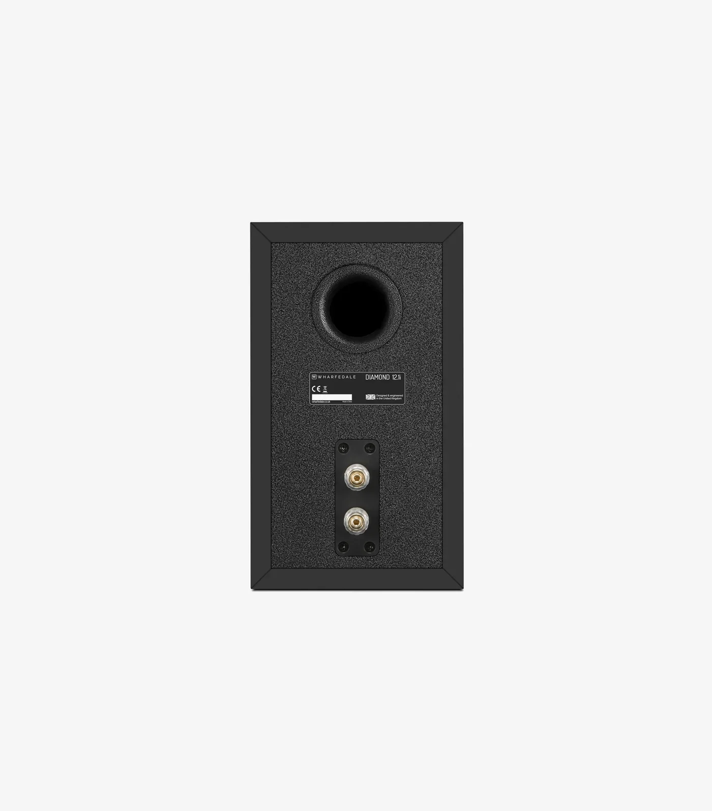Wharfedale Diamond 12.1i Compact 2 way Standmount Bookshelf Speakers Pair - Black - Image 4