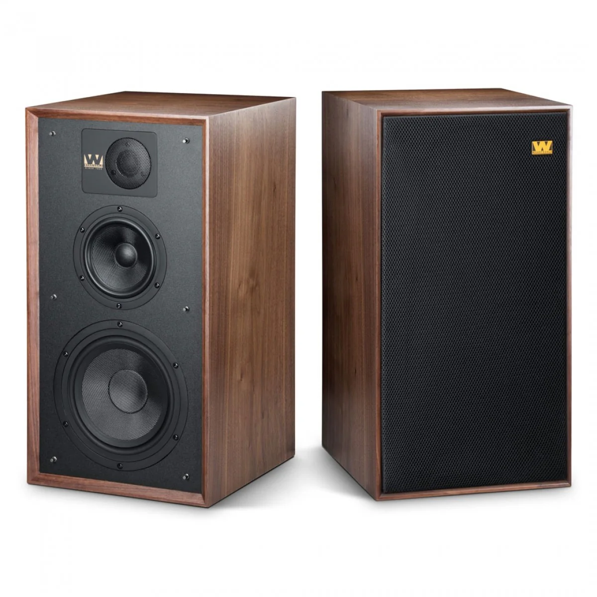Wharfedale Linton Heritage Standmount Bookshelf Speakers Pair - Walnut