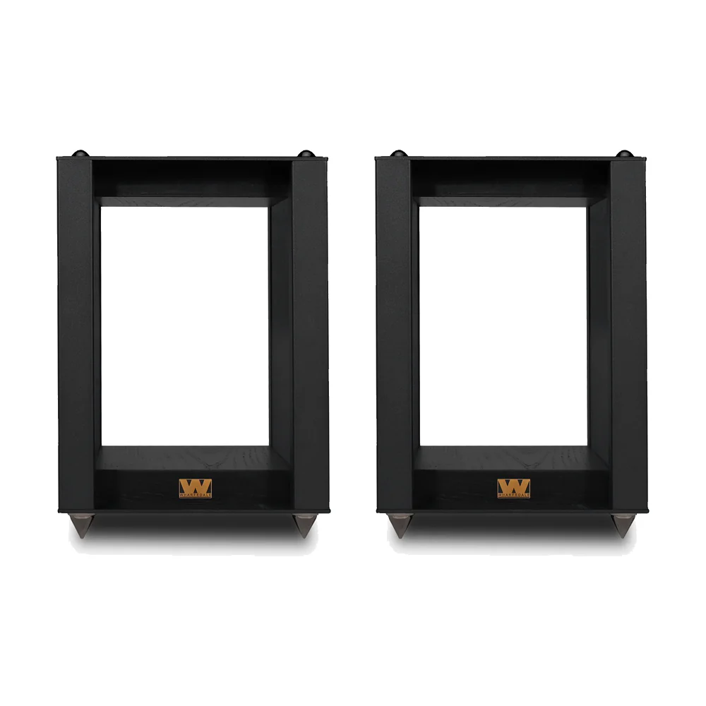 Wharfedale Linton Speaker Stands Pair for Linton and Super Linton Speakers - Black Oak - Image 2