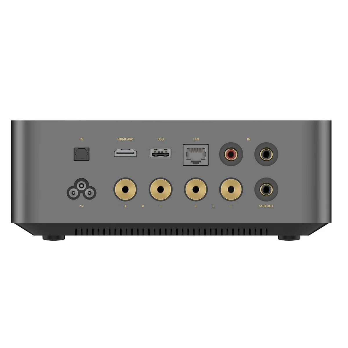WiiM Amp Ultra Streaming Amplifier Grey with Klipsch RP-600M II Bookshelf Speakers Ebony - HiFi Package - Image 5