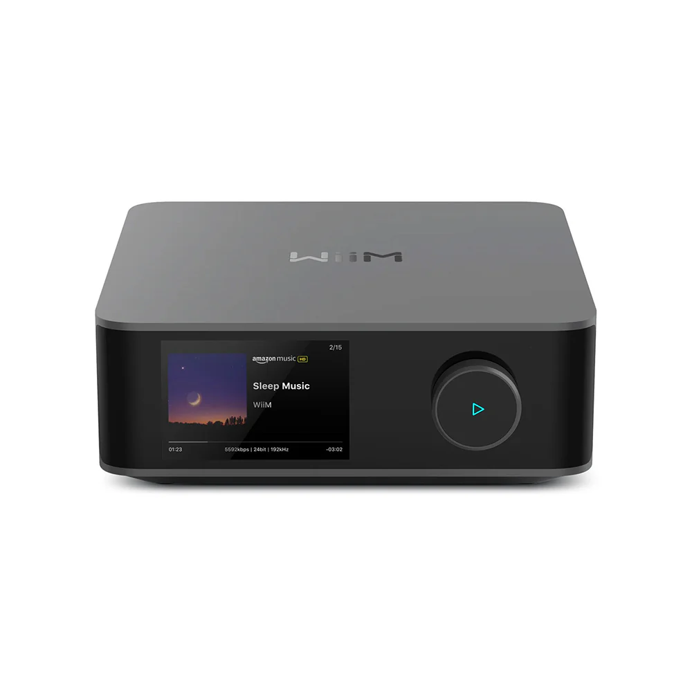 WiiM Amp Ultra Streaming Amplifier Grey with Monitor Audio Bronze 50 7G Bookshelf Speakers Black Pair - Image 2