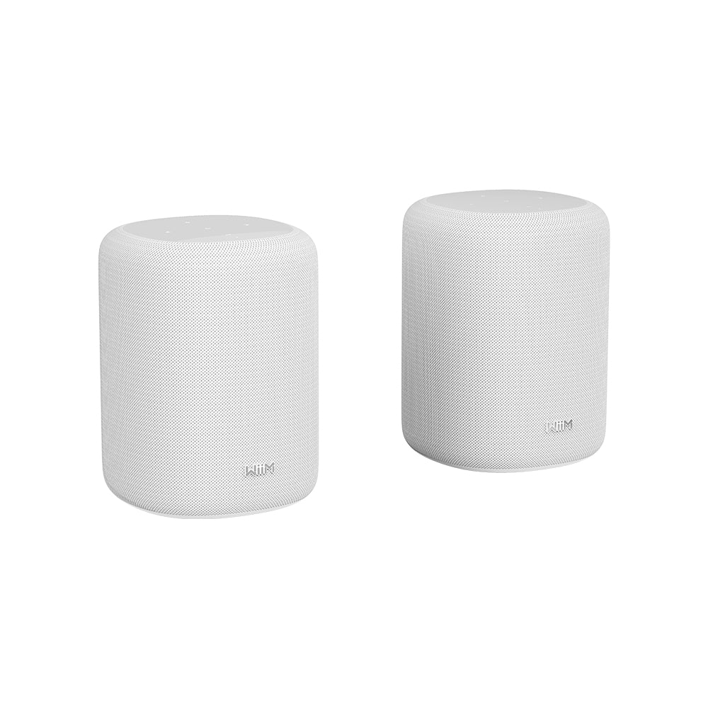 WiiM Sound Lite Wireless Multiroom Smart Speaker Twin Pack - White - Image 5