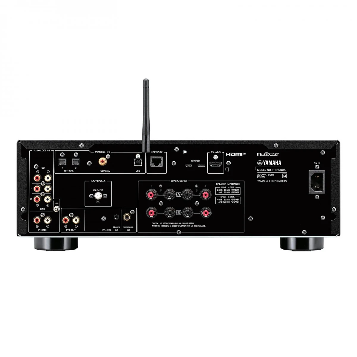 Yamaha R-N1000A Network Stereo Receiver Silver - Image 4