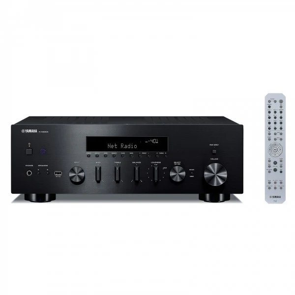 Yamaha R-N600A Network Receiver with Wharfedale Linton Heritage Standmount Speakers with Matching Stands - Black - Image 9