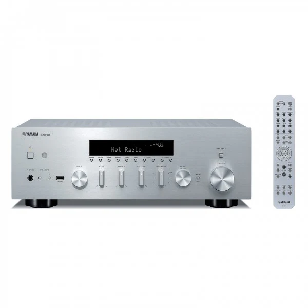 Yamaha R-N600A Network Stereo Receiver and CD-S303 CD Player Silver HiFi Package - Image 2